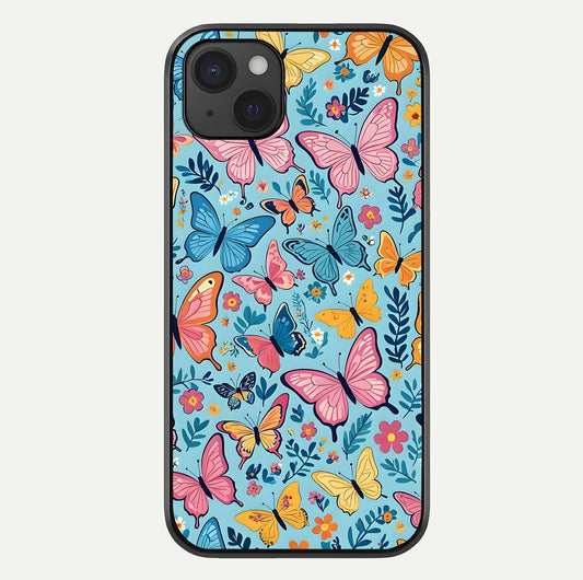 Spring Wing Garden Glass Case For iPhone 15 Plus by Custom World