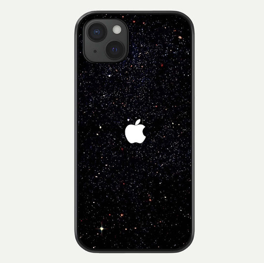 Starry Apple Galaxy Glass Case For iPhone 15 Plus by Custom World