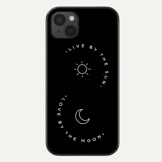 Sun Moon Balance Glass Case For iPhone 15 Plus by Custom World