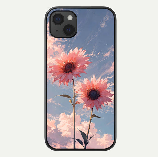Sunlit Daisy Glow Glass Case For iPhone 15 Plus by Custom World