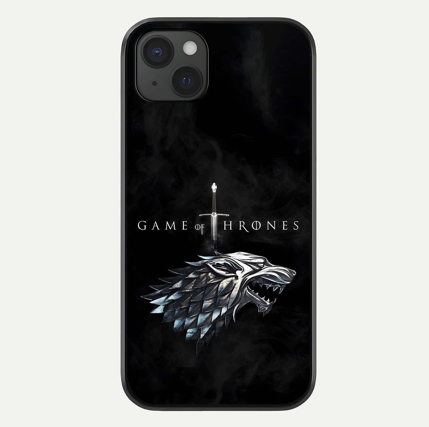 Throne Wolf Legacy Glass Case For iPhone 15 Plus by Custom World