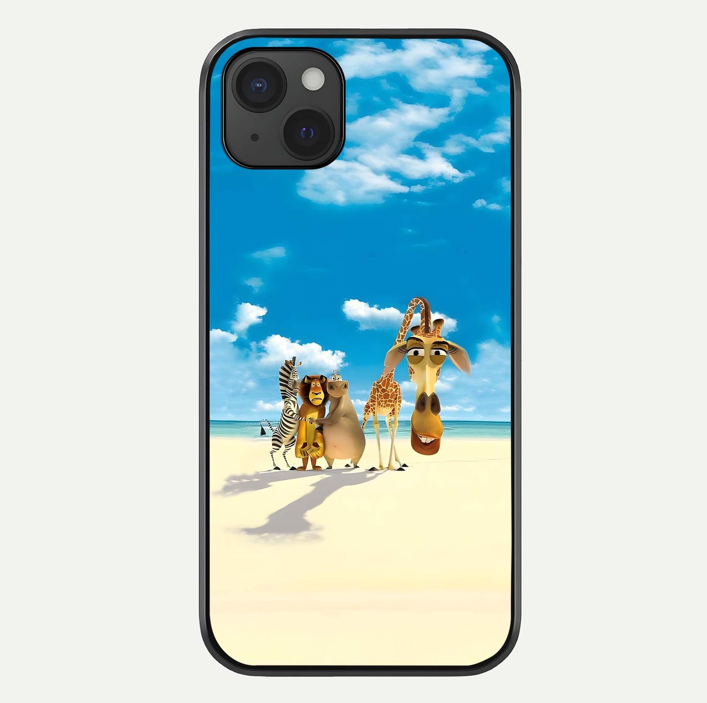 Tropical Fun Squad Glass Case For iPhone 15 Plus by Custom World