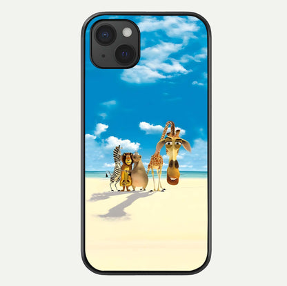 Tropical Fun Squad Glass Case For iPhone 15 Plus by Custom World
