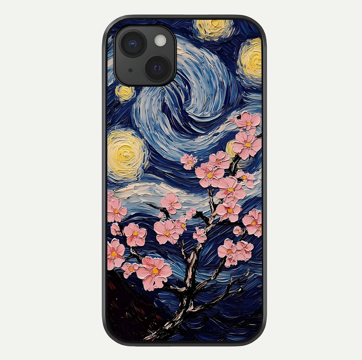 Van Gogh Scenery Glass Case For iPhone 15 Plus by Custom World