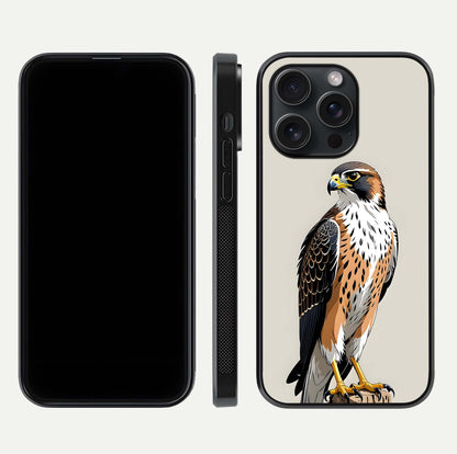 Clever Eagle Glass Case for iPhone 15 Pro dual-view layout showing design symmetry and smooth finish
