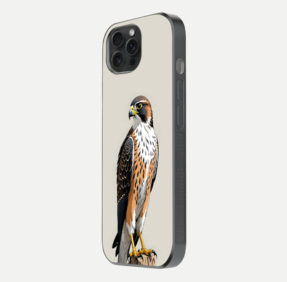 Clever Eagle Glass Case for iPhone 15 Pro side-angle photo capturing edge polish and shine reflection