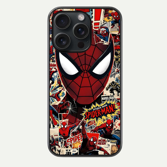 Aesthetic Wonder Spider Glass Case For iPhone 15 Pro by Custom World