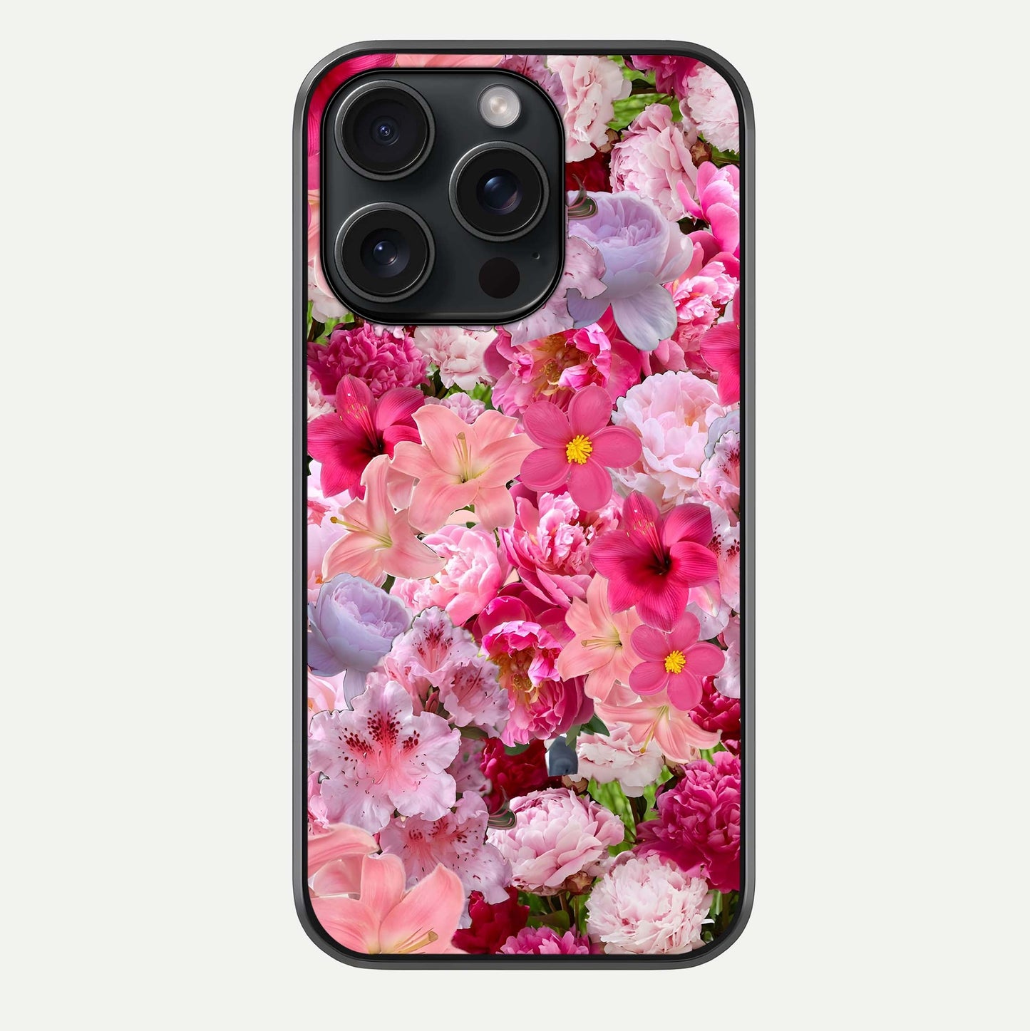 Bloom Crush Fantasy Glass Case For iPhone 15 Pro by Custom World