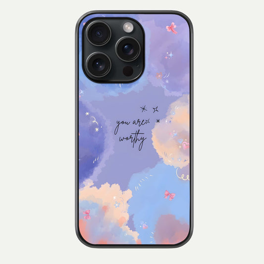 Celestial Cloud Magic Glass Case For iPhone 15 Pro by Custom World
