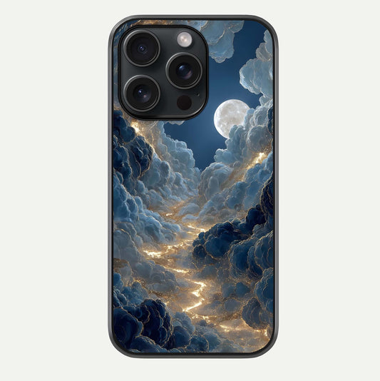 Celestial Cloud Road Glass Case For iPhone 15 Pro by Custom World