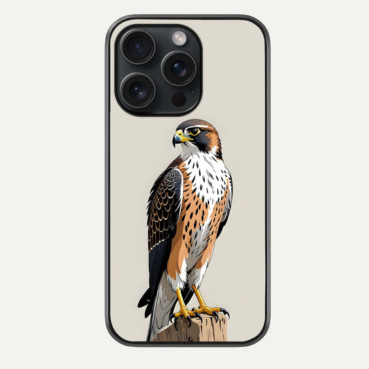 Clever Eagle Glass Case For iPhone 15 Pro by Custom World