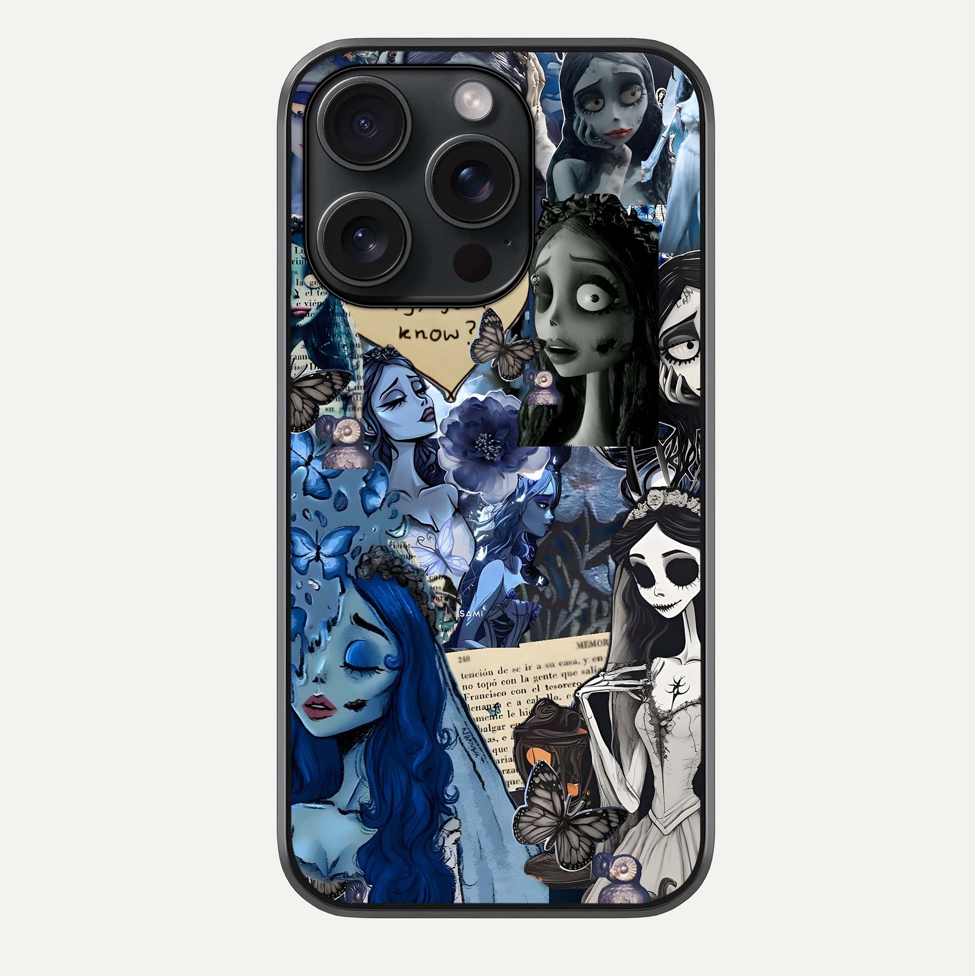 Corpse Bride Posters Glass Case For iPhone 15 Pro by Custom World