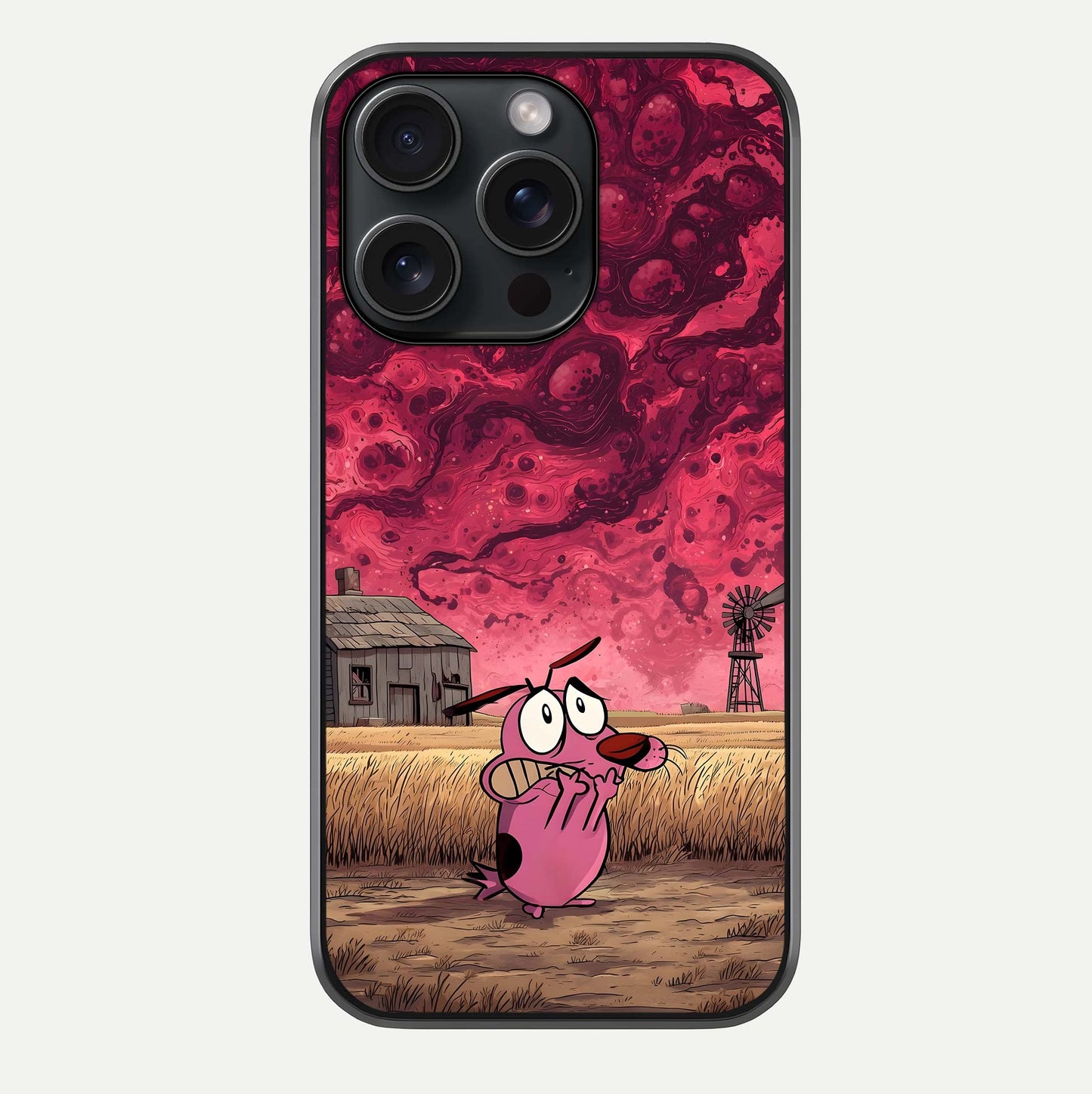 Courage Under Sky Glass Case For iPhone 15 Pro by Custom World