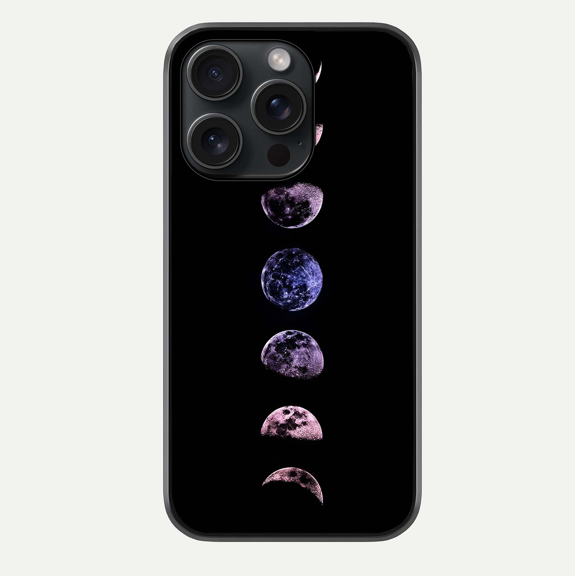 Crimson All Planets Glass Case For iPhone 15 Pro by Custom World