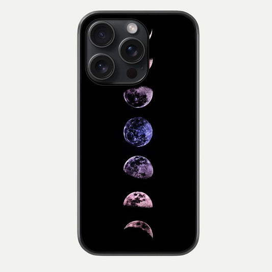 Crimson All Planets Glass Case For iPhone 15 Pro by Custom World