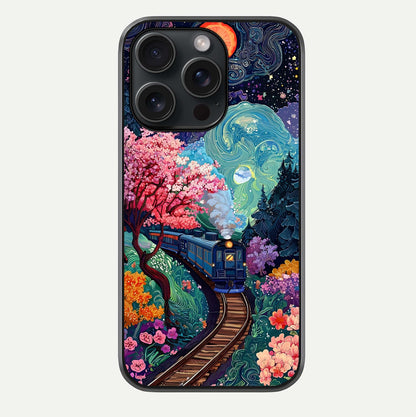 Digital Art Glass Case For iPhone 15 Pro by Custom World