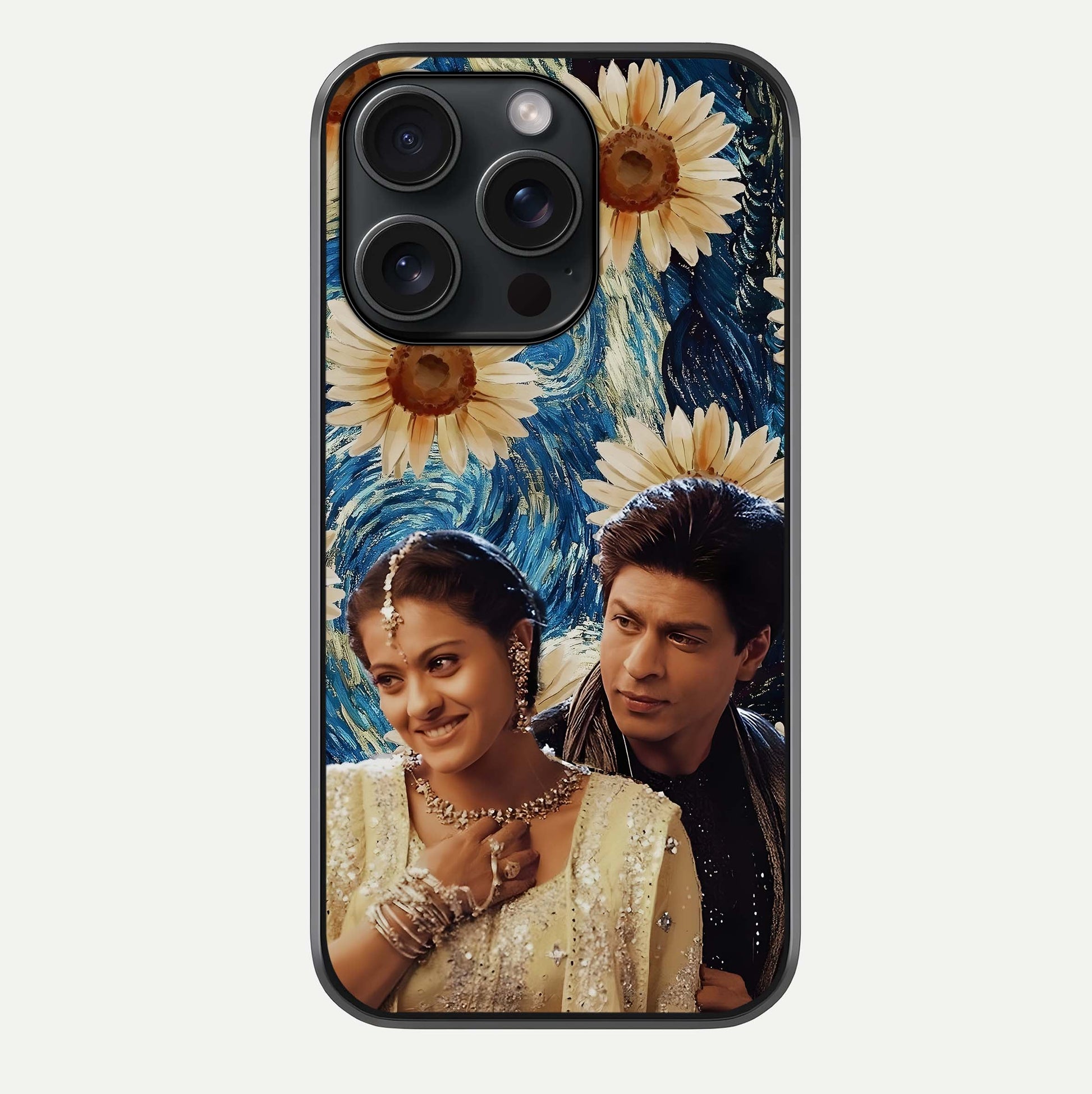 Eternal Love Story Glass Case For iPhone 15 Pro by Custom World