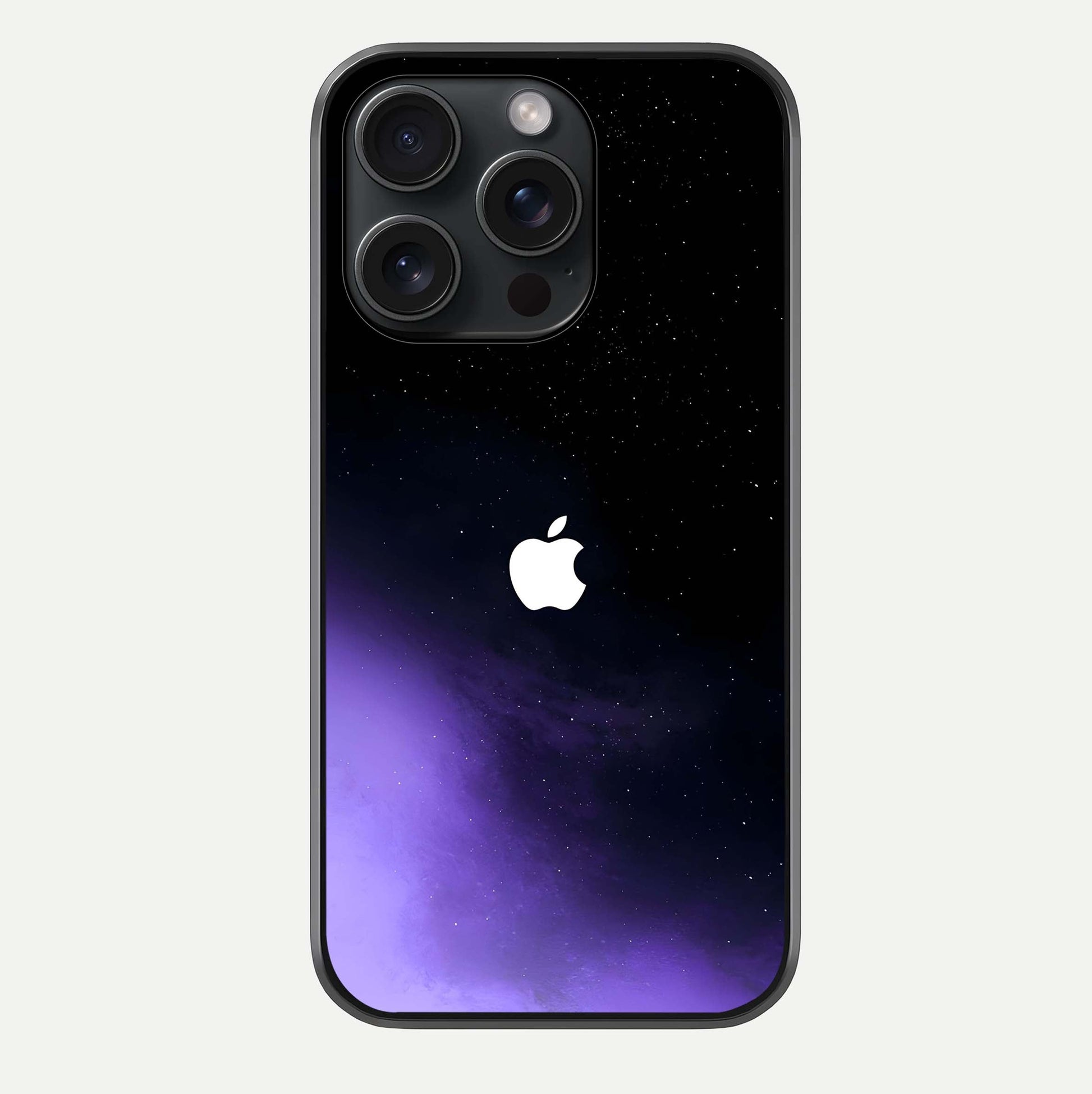 Galaxy Apple Aura Glass Case For iPhone 15 Pro by Custom World