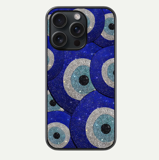 Galaxy Eye Flow Glass Case For iPhone 15 Pro by Custom World