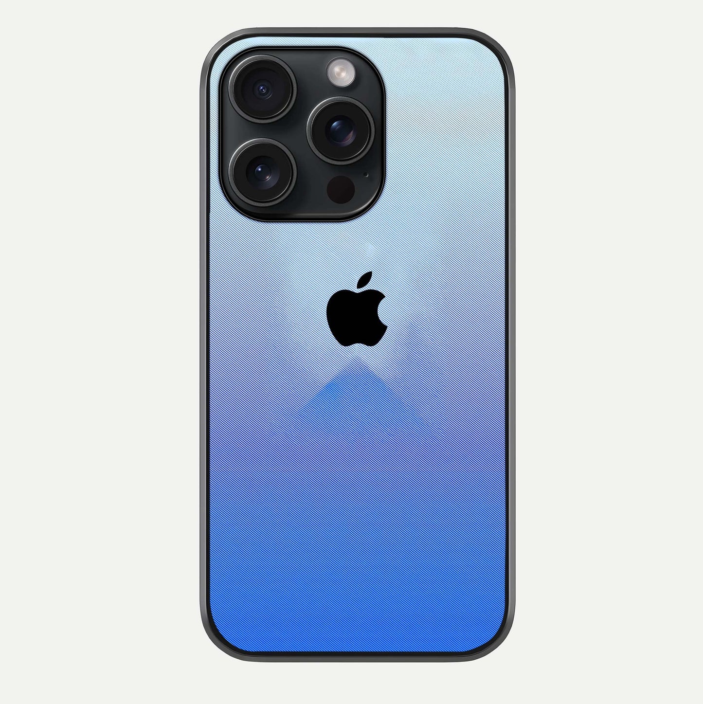 Gradient Apple Vibe Glass Case For iPhone 15 Pro by Custom World