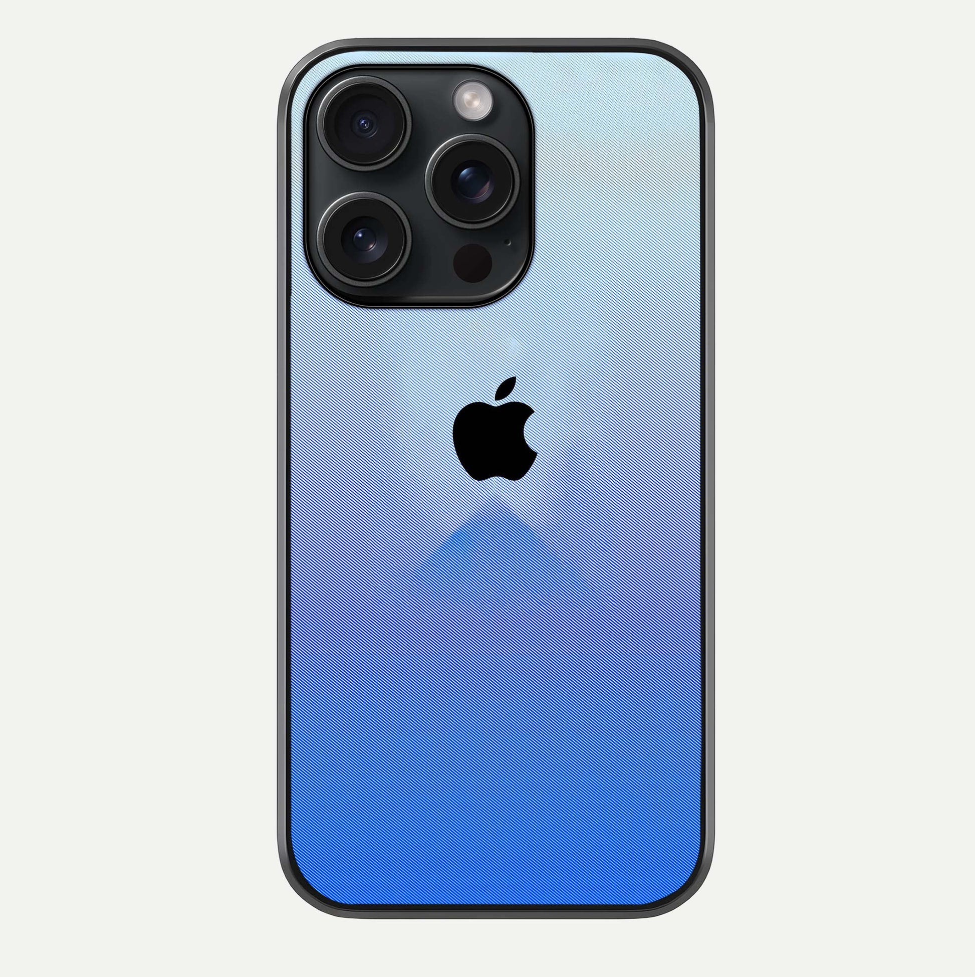 Gradient Apple Vibe Glass Case For iPhone 15 Pro by Custom World