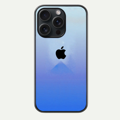 Gradient Apple Vibe Glass Case For iPhone 15 Pro by Custom World