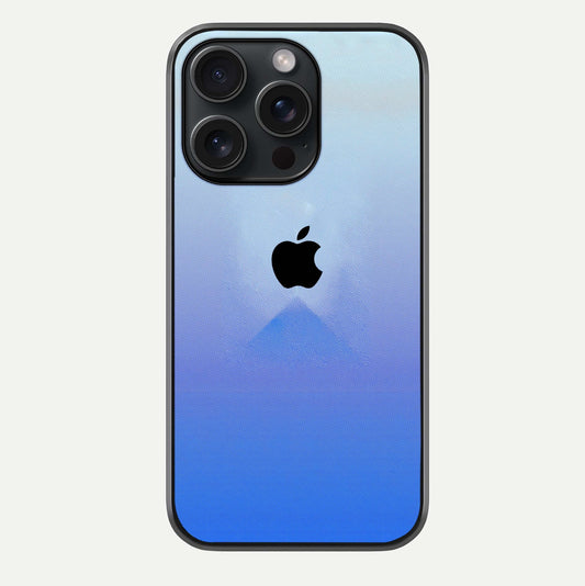 Gradient Apple Vibe Glass Case For iPhone 15 Pro by Custom World