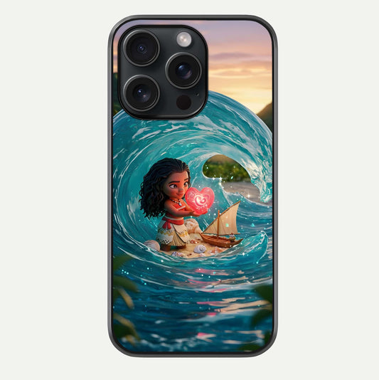 Heart of Ocean Glass Case For iPhone 15 Pro by Custom World
