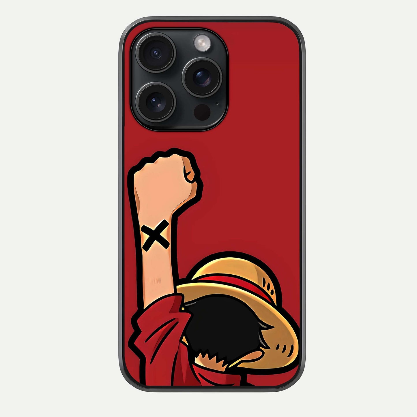 Luffy X Spirit Glass Case For iPhone 15 Pro by Custom World