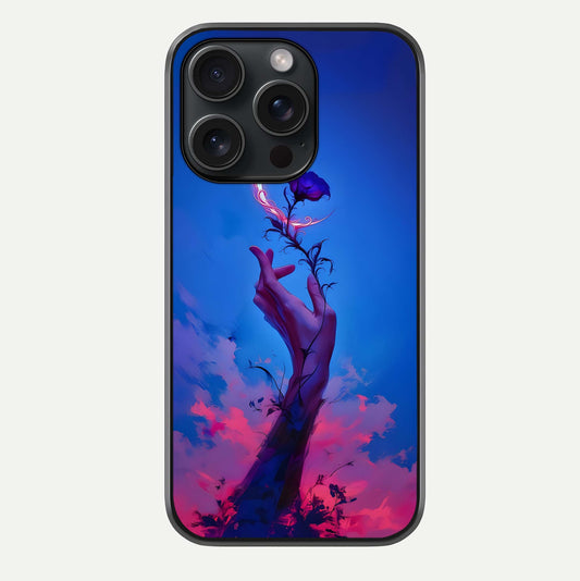 Mystic Hand Glass Case For iPhone 15 Pro by Custom World