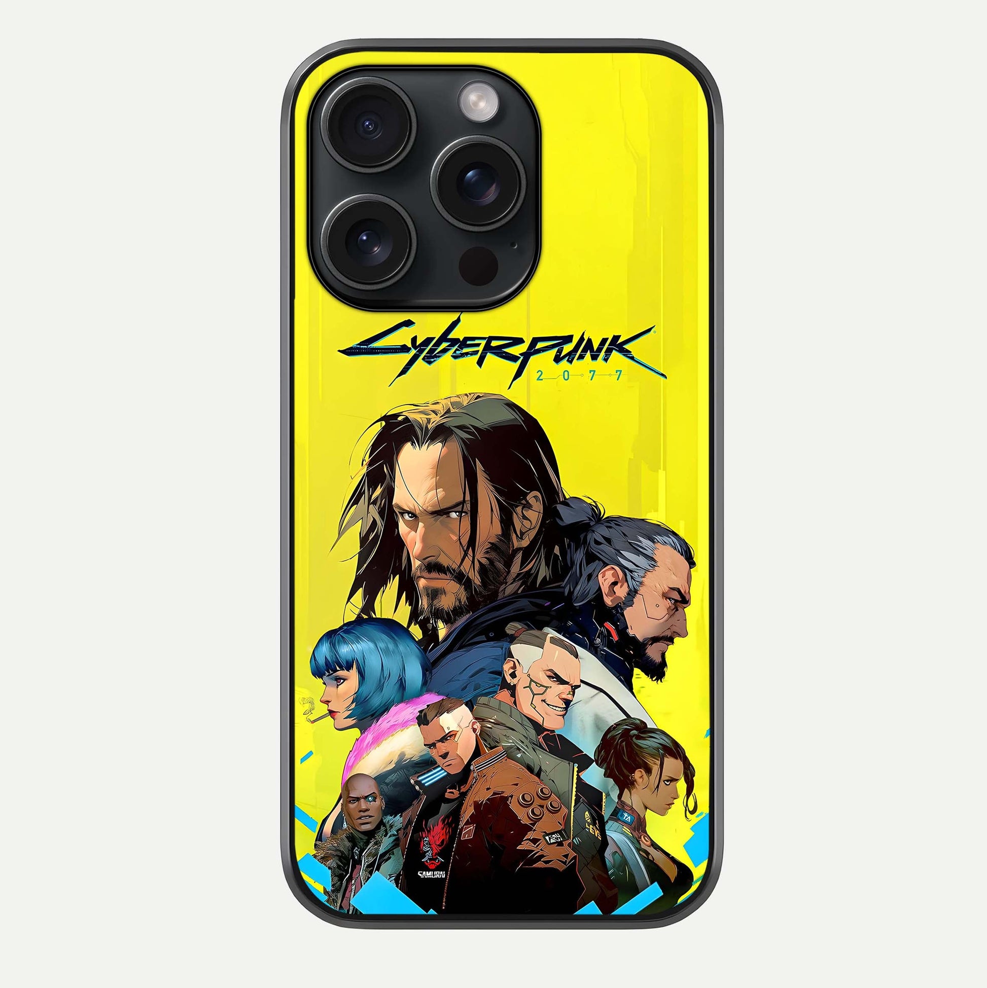 Neon Rebel Genesis Glass Case For iPhone 15 Pro by Custom World