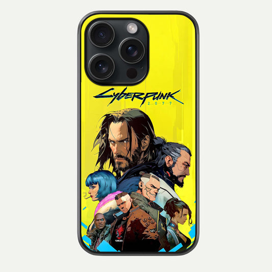 Neon Rebel Genesis Glass Case For iPhone 15 Pro by Custom World