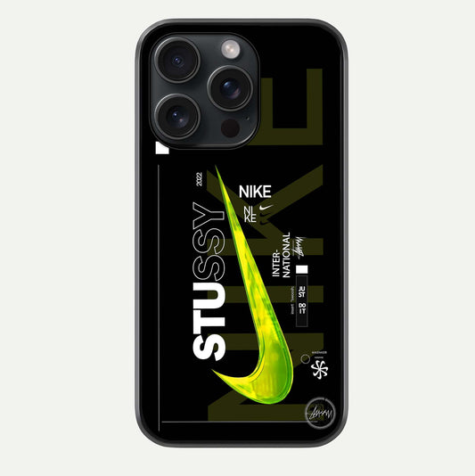 Neon Street Edition Glass Case For iPhone 15 Pro by Custom World