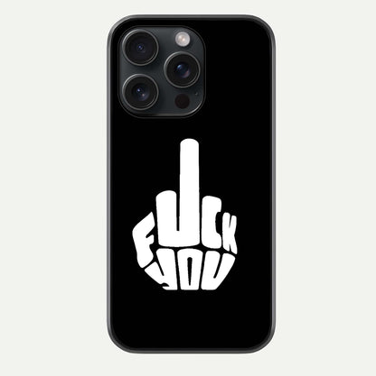Rebel Mode On Glass Case For iPhone 15 Pro by Custom World