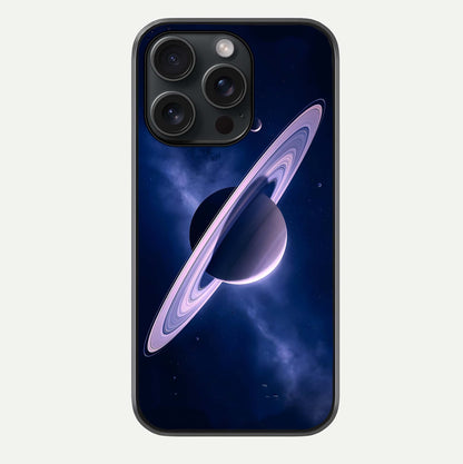Saturn Ring Mystique Glass Case For iPhone 15 Pro by Custom World
