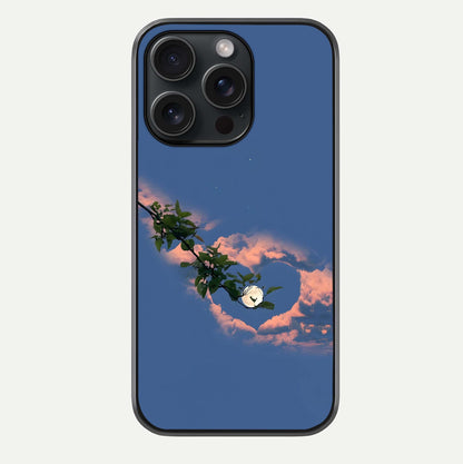 Sky Under Tree Glass Case For iPhone 15 Pro by Custom World