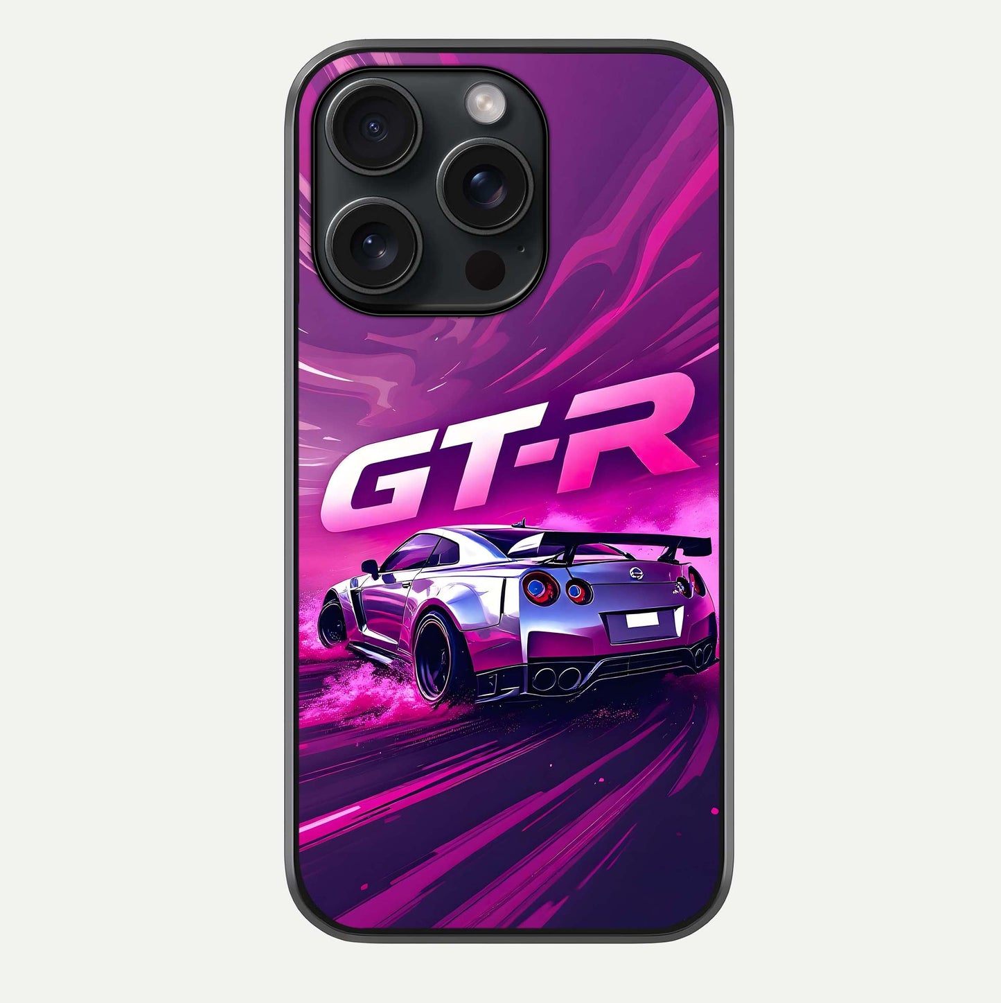 Speed Drift Legend Glass Case For iPhone 15 Pro by Custom World