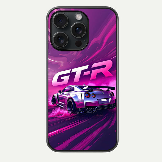 Speed Drift Legend Glass Case For iPhone 15 Pro by Custom World