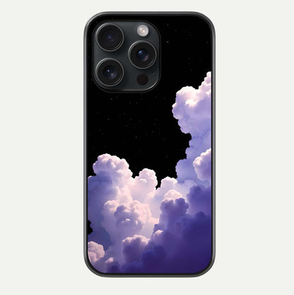 Starlit Night Whispers Glass Case For iPhone 15 Pro by Custom World