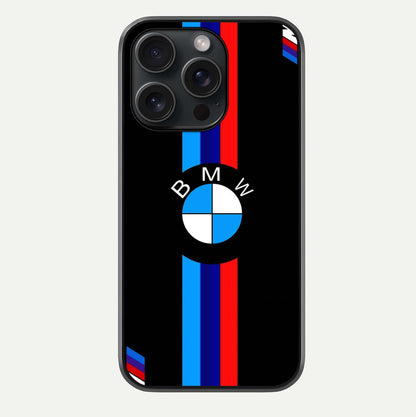 Turbo BMW Beast Glass Case For iPhone 15 Pro by Custom World