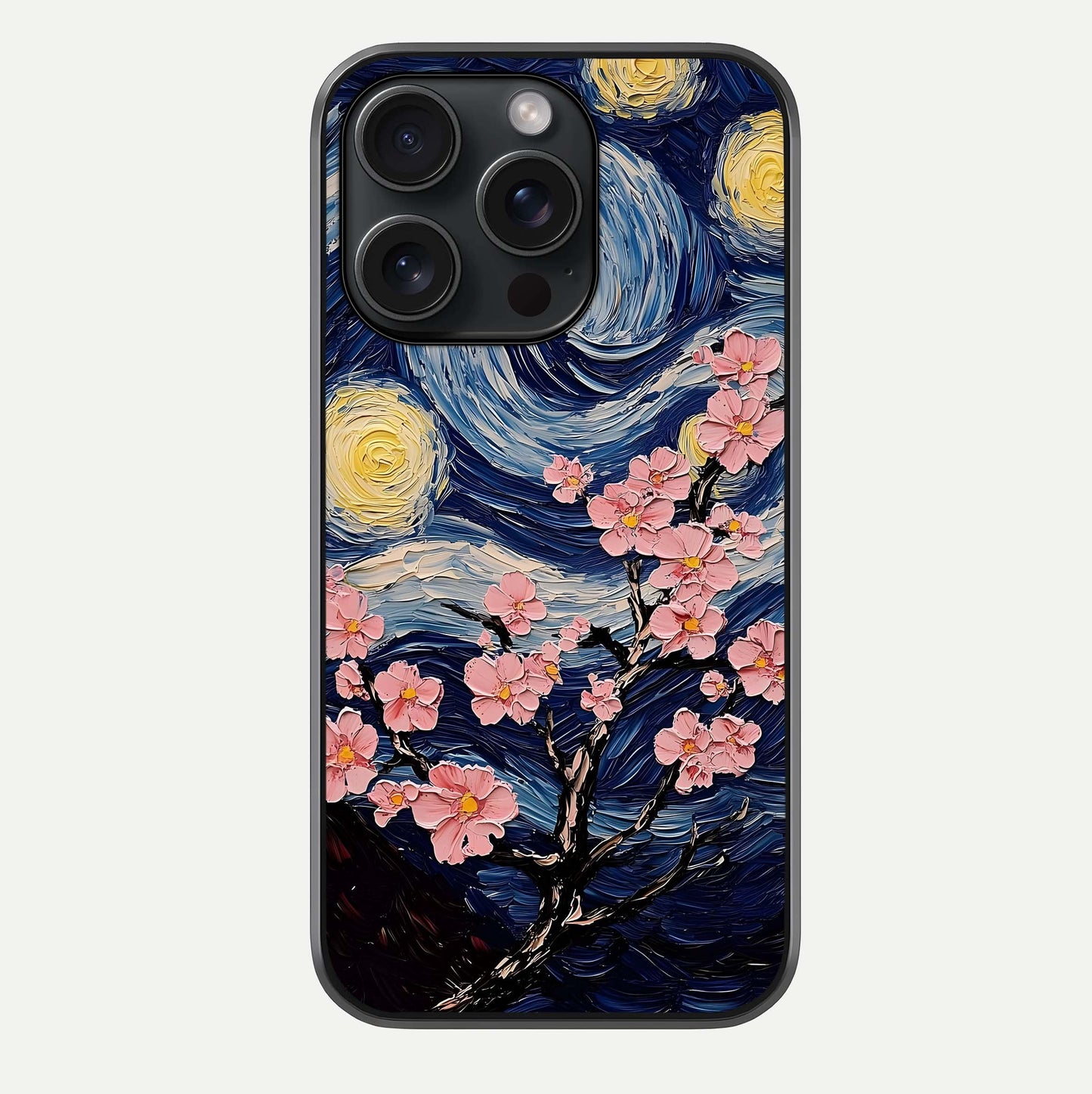 Van Gogh Scenery Glass Case For iPhone 15 Pro by Custom World