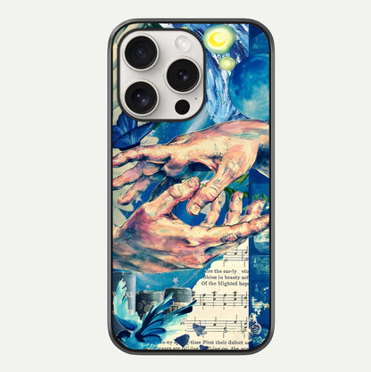 Aesthetic Divider Glass Case For iPhone 15 Pro Max by Custom World