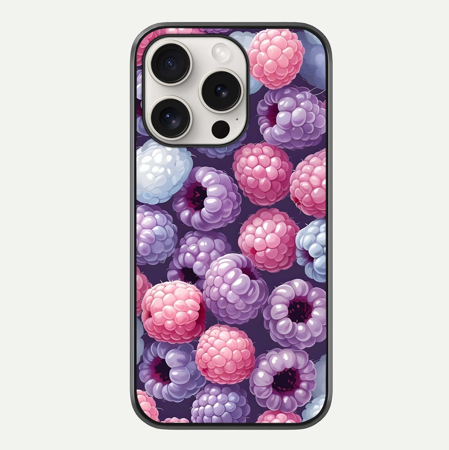 Berry Candy Pop Glass Case For iPhone 15 Pro Max by Custom World