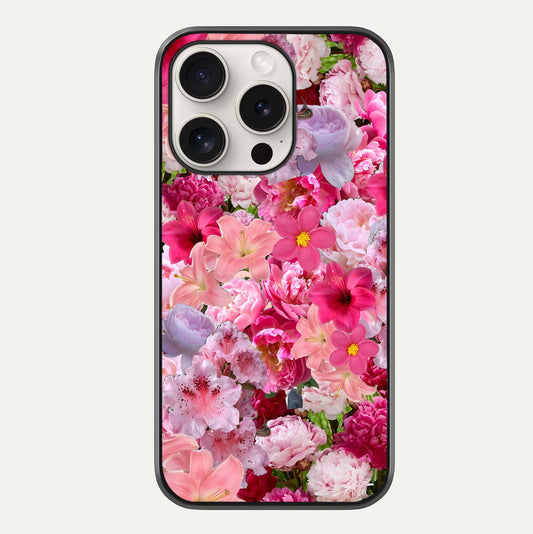 Bloom Crush Fantasy Glass Case For iPhone 15 Pro Max by Custom World