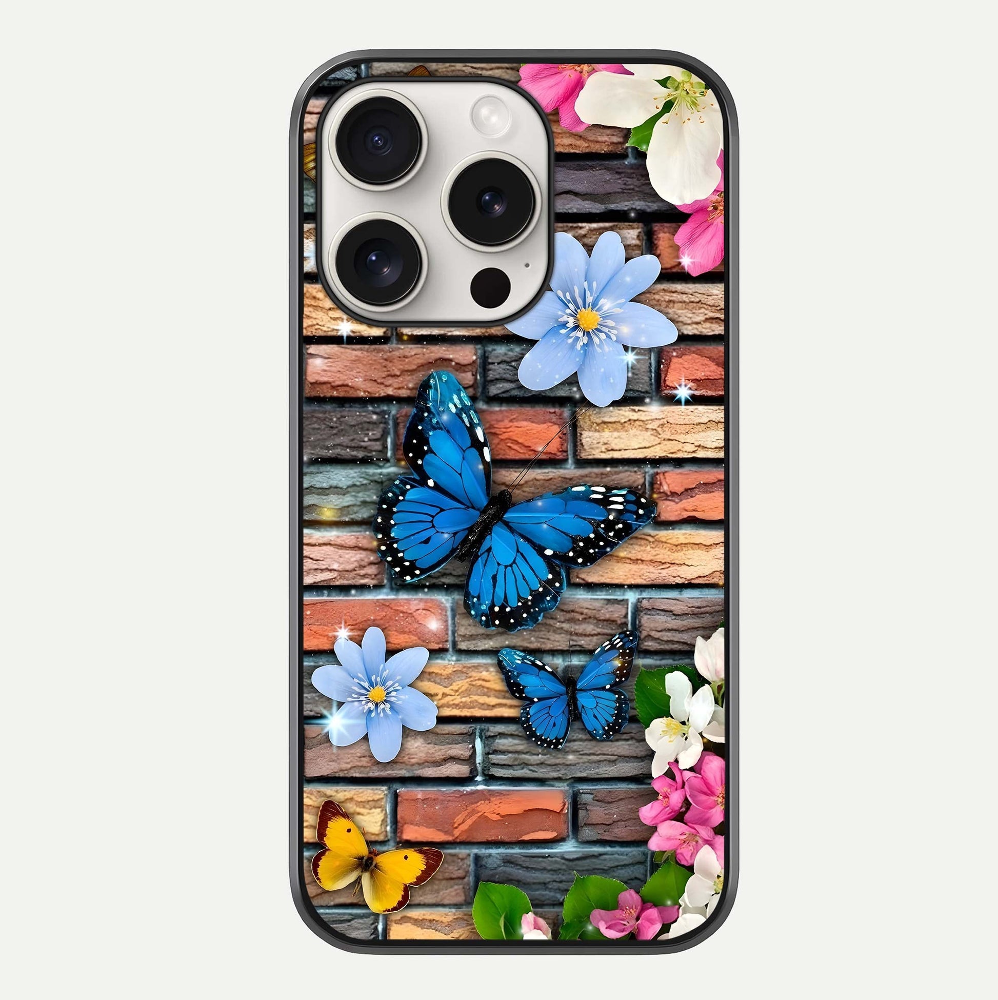 Brick Bloom Flight Glass Case For iPhone 15 Pro Max by Custom World