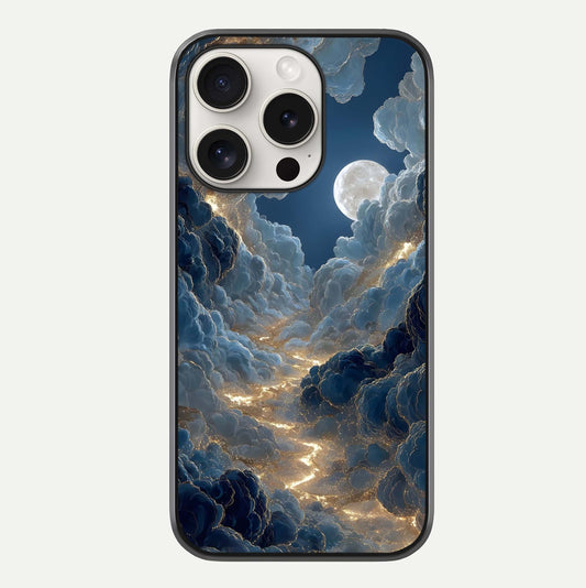 Celestial Cloud Road Glass Case For iPhone 15 Pro Max by Custom World