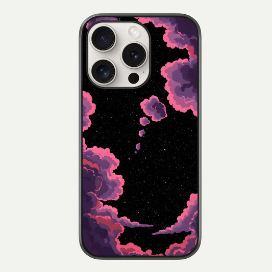 Cosmic Cloud Journey Glass Case For iPhone 15 Pro Max by Custom World