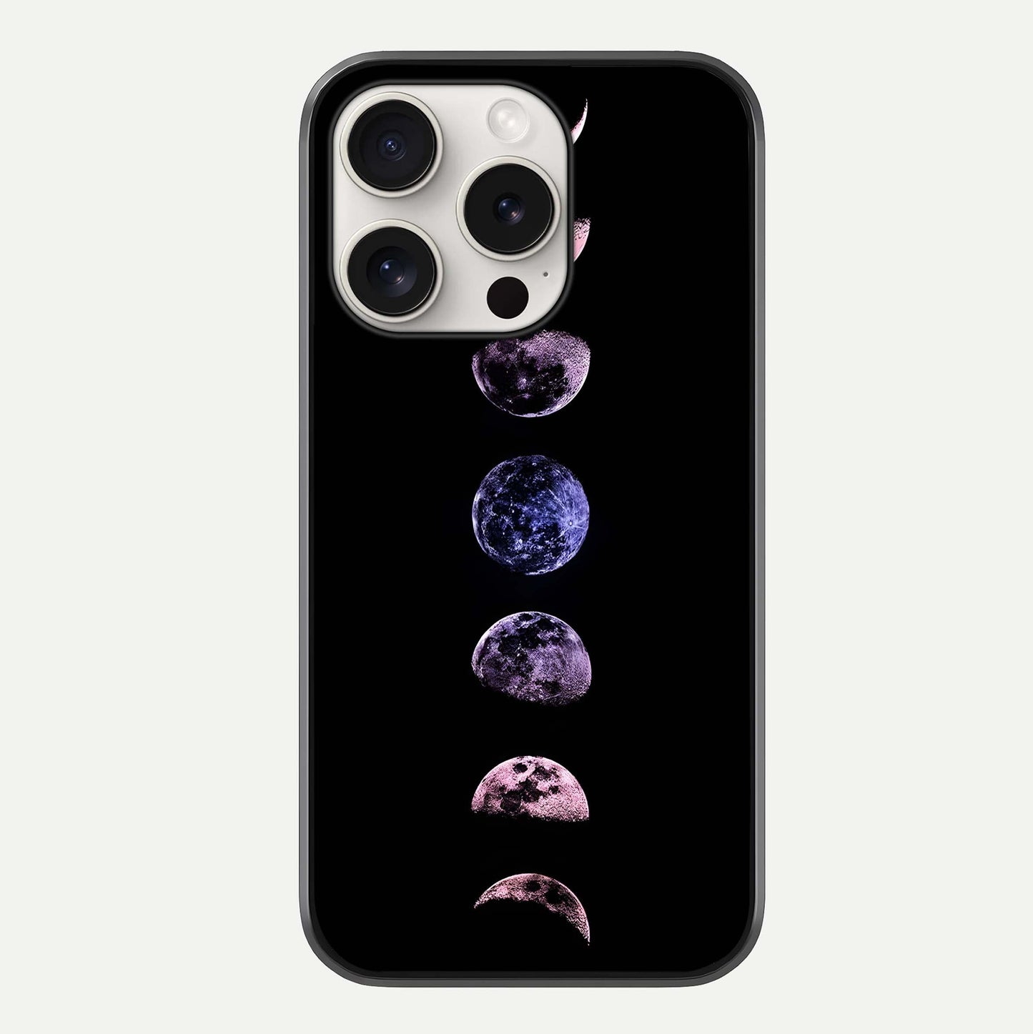Crimson All Planets Glass Case For iPhone 15 Pro Max by Custom World