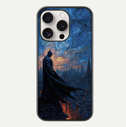 Dark Knight Dusk Glass Case For iPhone 15 Pro Max by Custom World