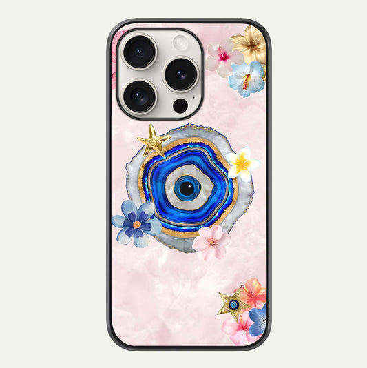 Divine Aura Bloom Glass Case For iPhone 15 Pro Max by Custom World